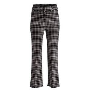 Weekend Max Mara Valico Fringe Plaid Cropped Pants Size 4